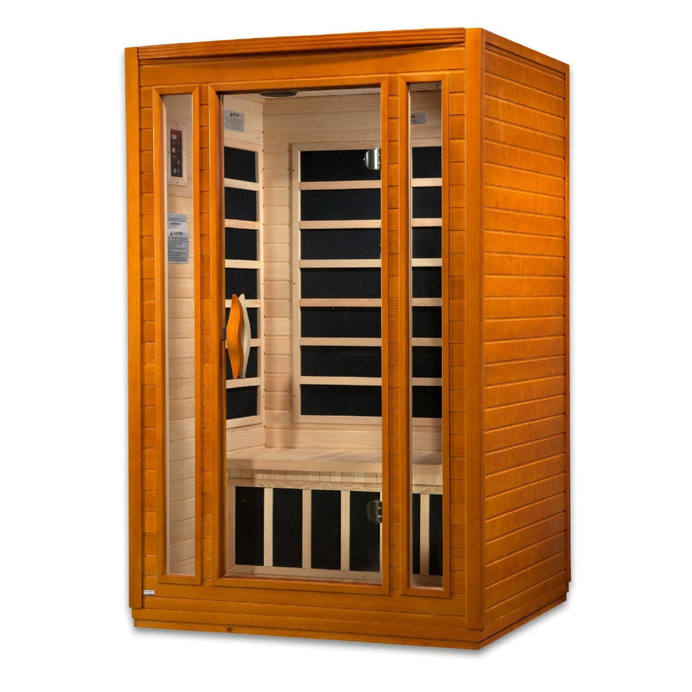 Golden Designs Dynamic San Marino 2-Person Low EMF FAR Infrared Sauna - sold by Dansons Medical - Saunas manufactured by Golden Designs (SCS)