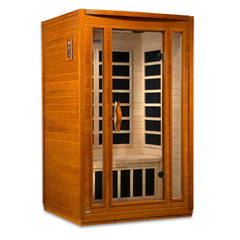 Golden Designs Dynamic San Marino 2-Person Low EMF FAR Infrared Sauna - sold by Dansons Medical - Saunas manufactured by Golden Designs (SCS)