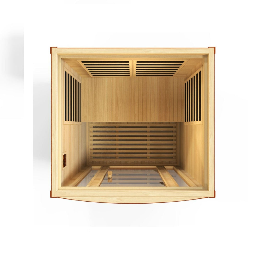 Golden Designs Dynamic San Marino 2-Person Low EMF FAR Infrared Sauna