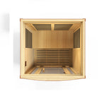 Golden Designs Dynamic San Marino 2-Person Low EMF FAR Infrared Sauna