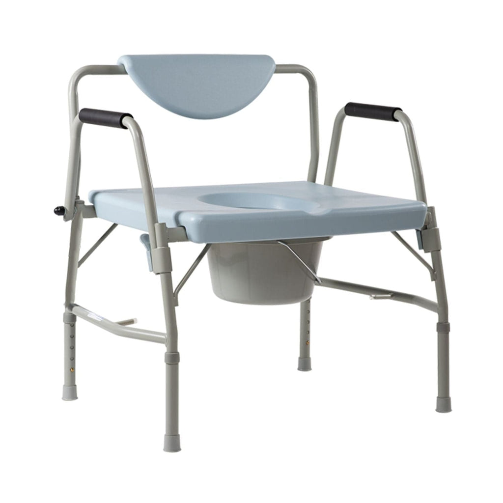 Dynarex Bariatric Drop-Arm Commode