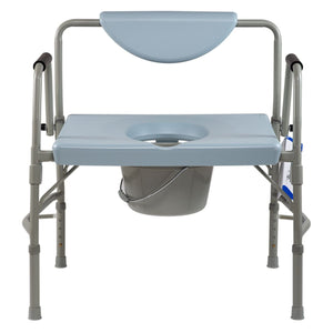 Dynarex Bariatric Drop-Arm Commode