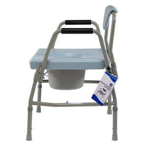 Dynarex Bariatric Drop-Arm Commode