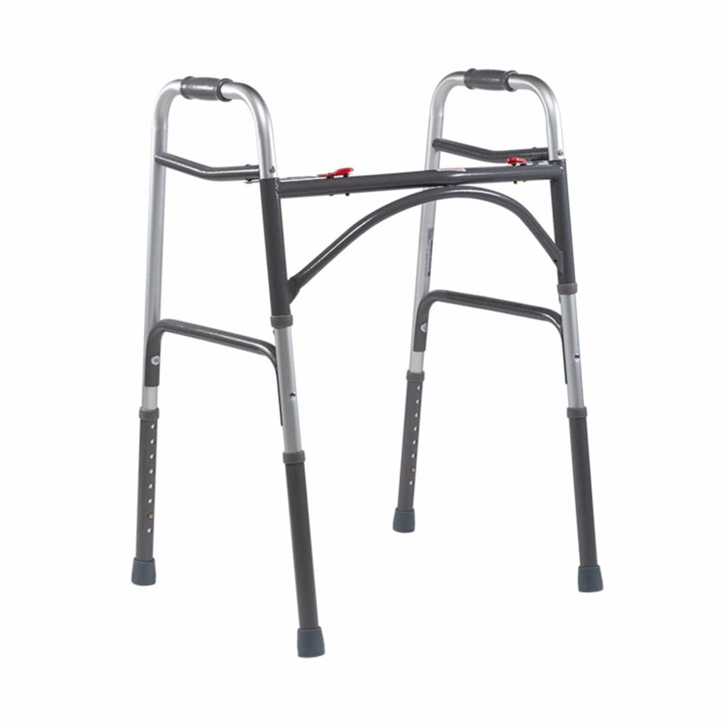 Dynarex Bariatric Dual Release Folding Walker - sold by Dansons Medical - Rollator Walkers manufactured by Dynarex