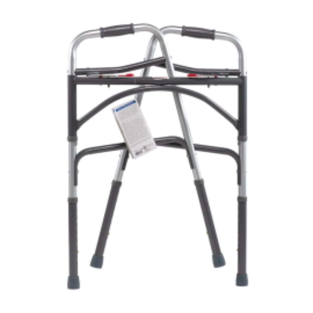 Dynarex Bariatric Dual Release Folding Walker - sold by Dansons Medical - Rollator Walkers manufactured by Dynarex
