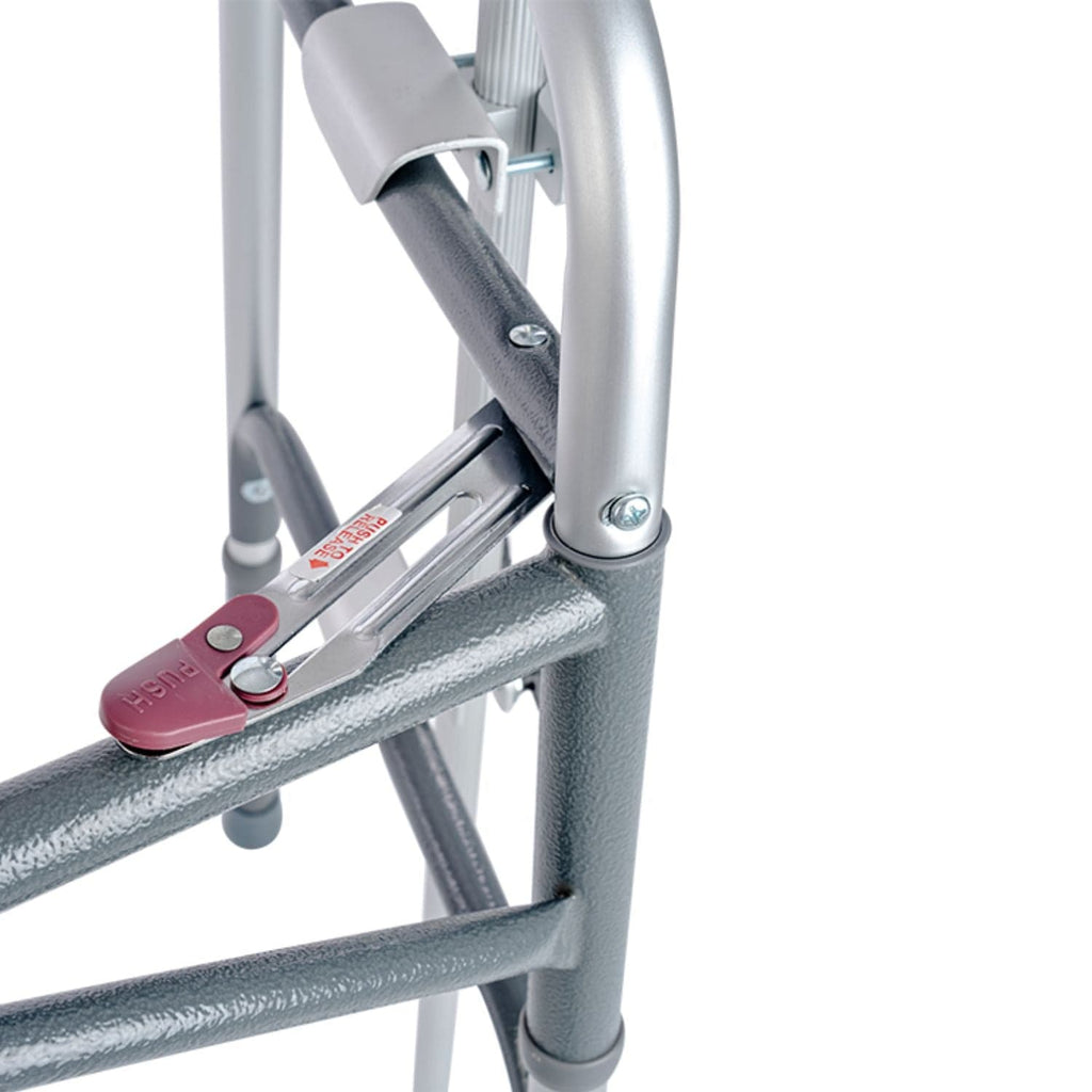 Dynarex Bariatric Dual Release Folding Walker - sold by Dansons Medical - Rollator Walkers manufactured by Dynarex