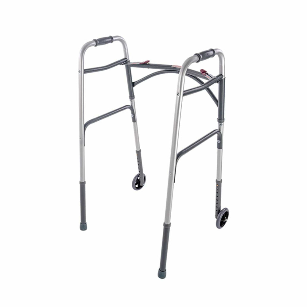 Dynarex Bariatric Dual Release Folding Walker - sold by Dansons Medical - Rollator Walkers manufactured by Dynarex