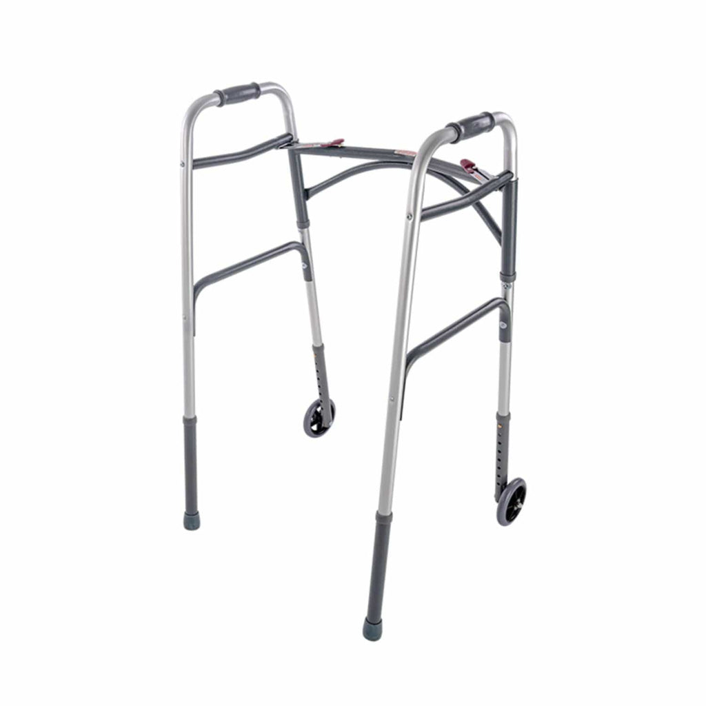 Dynarex Bariatric Dual Release Folding Walker - sold by Dansons Medical - Rollator Walkers manufactured by Dynarex