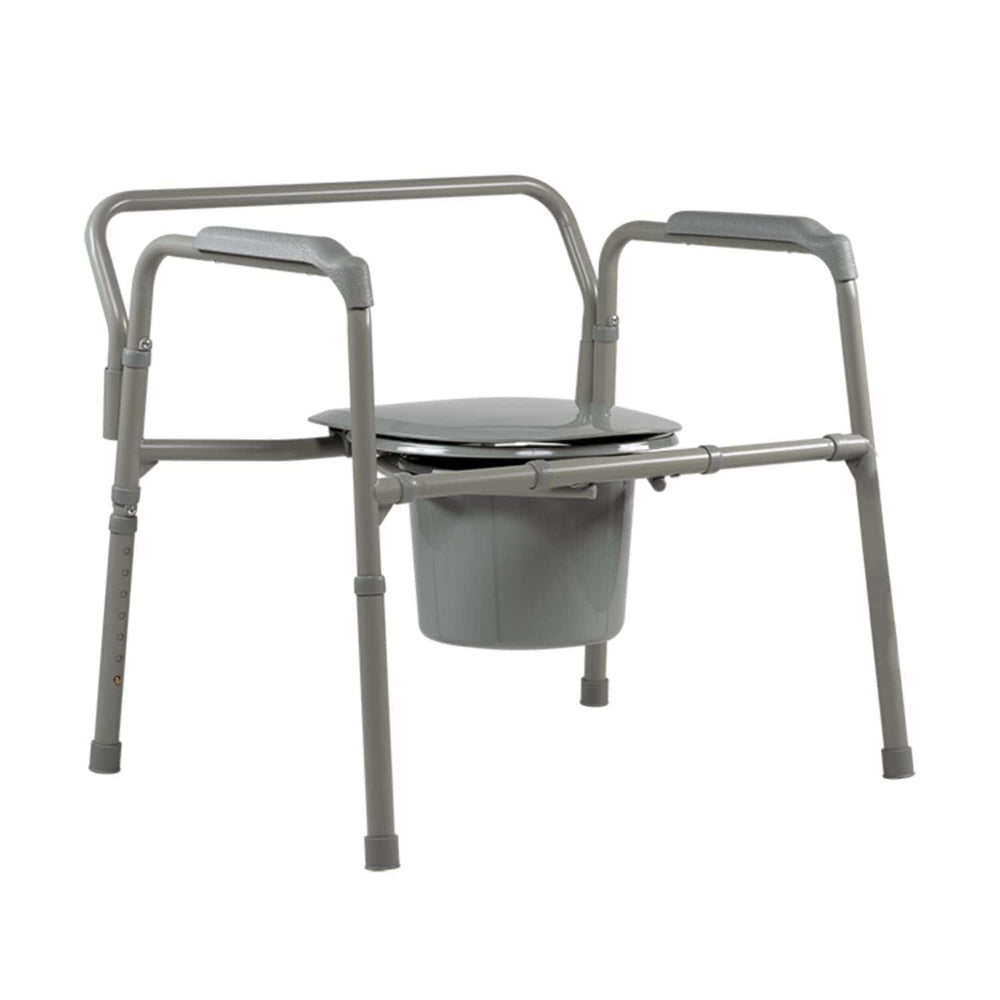 Dynarex Bariatric Folding Commode by Bari+Max - sold by Dansons Medical - Toileting Aids manufactured by Dynarex