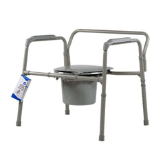 Dynarex Bariatric Folding Commode by Bari+Max - sold by Dansons Medical - Toileting Aids manufactured by Dynarex