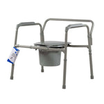 Dynarex Bariatric Folding Commode by Bari+Max - sold by Dansons Medical - Toileting Aids manufactured by Dynarex