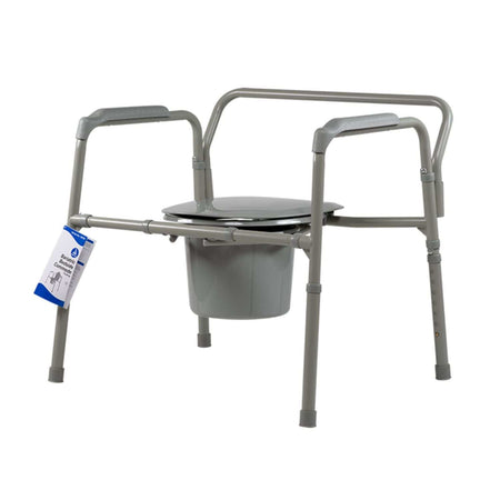 Dynarex Bariatric Folding Commode by Bari+Max - sold by Dansons Medical - Toileting Aids manufactured by Dynarex