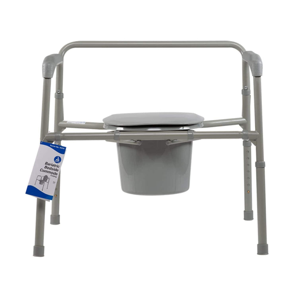 Dynarex Bariatric Folding Commode by Bari+Max - sold by Dansons Medical - Toileting Aids manufactured by Dynarex