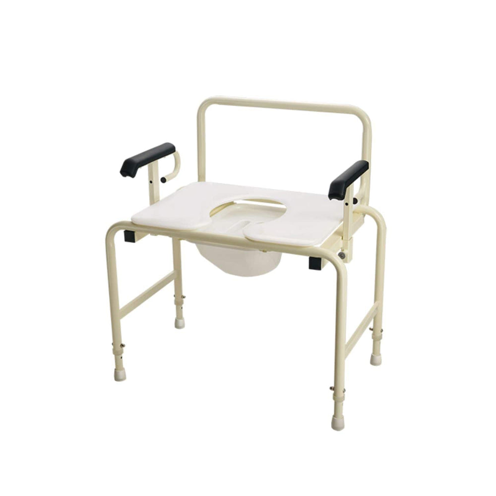 Dynarex Bariatric HD Drop Arm Commode by Bari+Max - sold by Dansons Medical - Toileting Aids manufactured by Dynarex