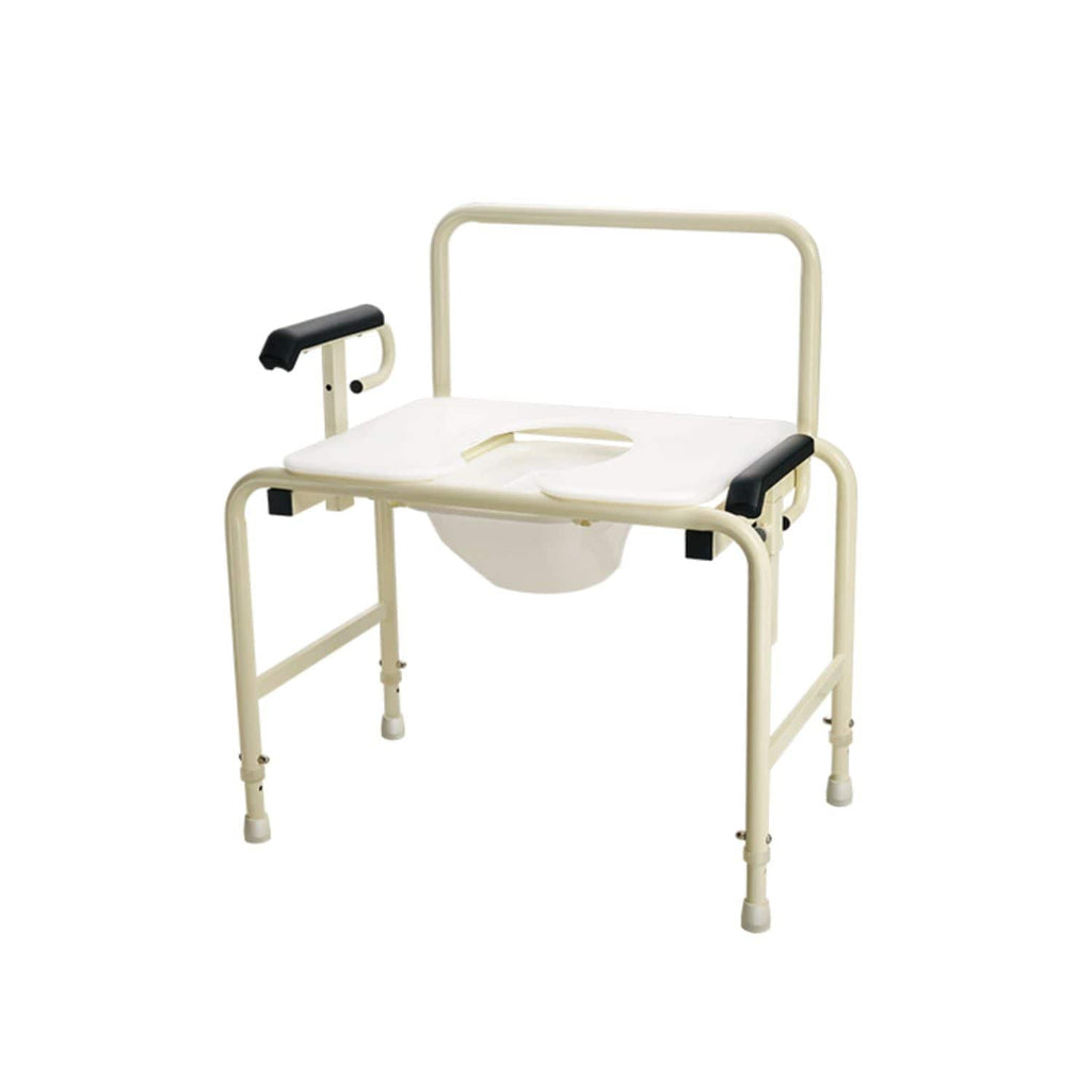 Dynarex Bariatric HD Drop Arm Commode by Bari+Max - sold by Dansons Medical - Toileting Aids manufactured by Dynarex