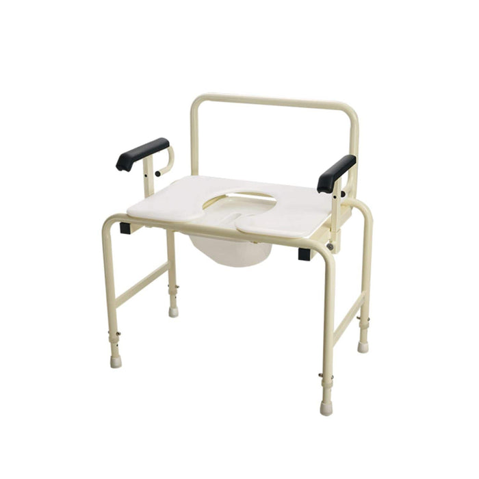 Dynarex Bariatric HD Drop Arm Commode by Bari+Max