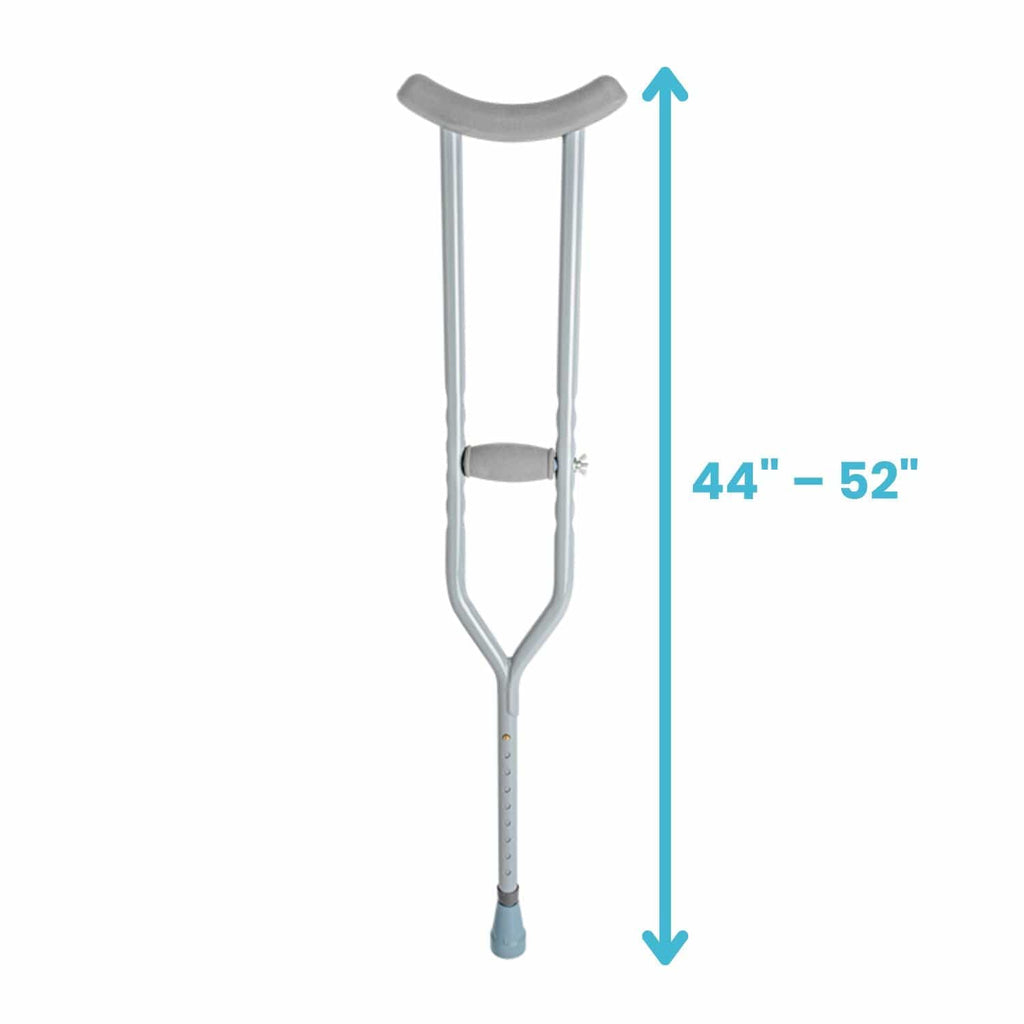 Dynarex Bariatric Steel Crutches - sold by Dansons Medical - Crutches manufactured by Dynarex