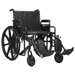 Dynarex Bariatric Wheelchair with Elevating Leg Rest - sold by Dansons Medical - Bariatric Wheelchairs manufactured by Dynarex