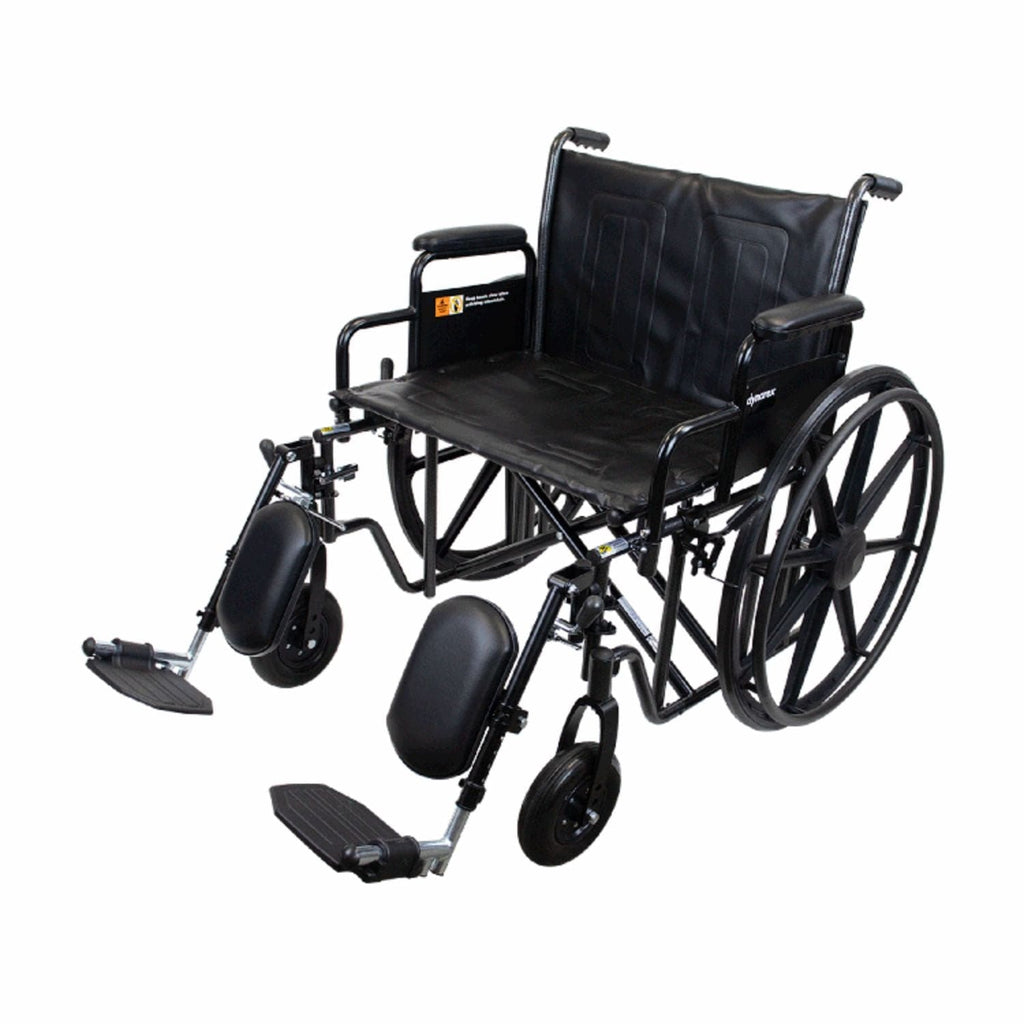 Dynarex Bariatric Wheelchair with Elevating Leg Rest - sold by Dansons Medical - Bariatric Wheelchairs manufactured by Dynarex