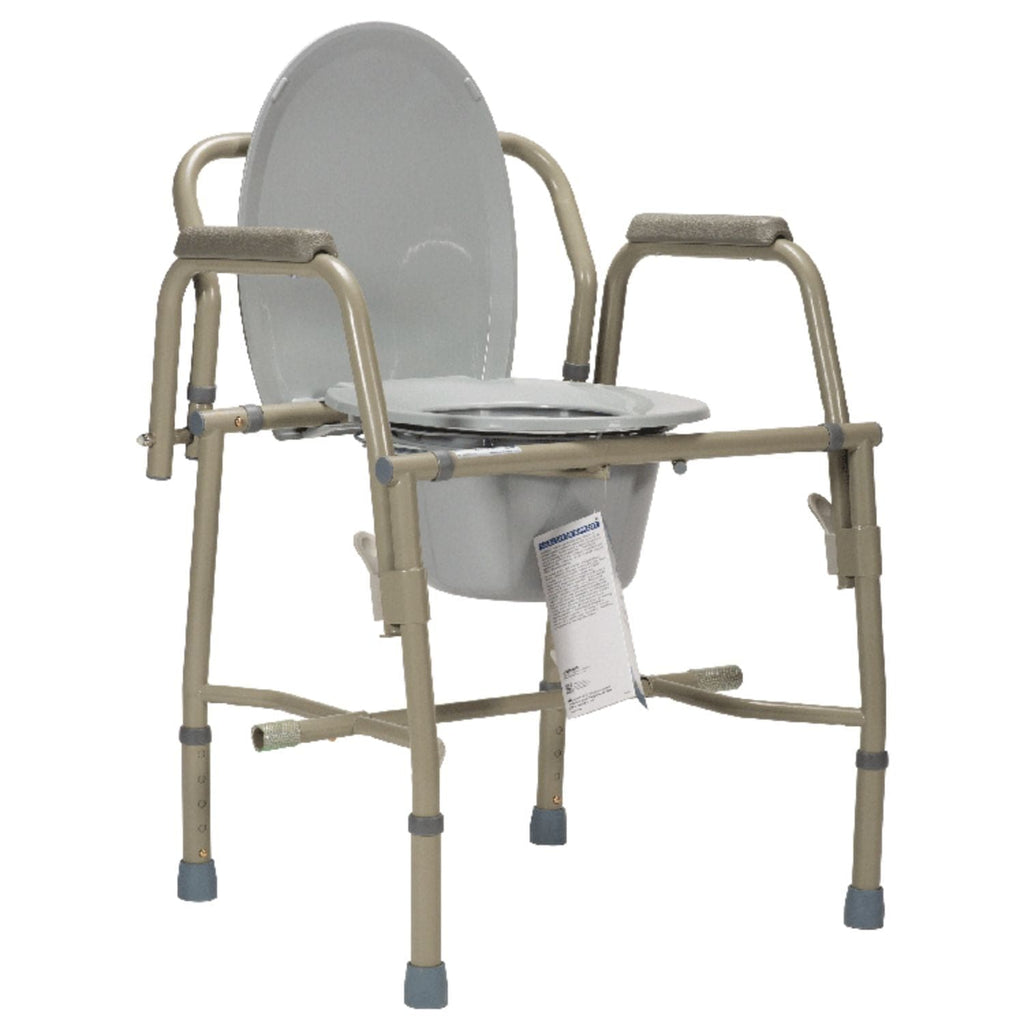 Dynarex Drop-Arm Commode - sold by Dansons Medical - Toileting Aids manufactured by Dynarex