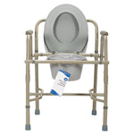 Dynarex Drop-Arm Commode - sold by Dansons Medical - Toileting Aids manufactured by Dynarex