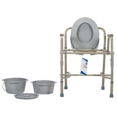 Dynarex Drop-Arm Commode - sold by Dansons Medical - Toileting Aids manufactured by Dynarex