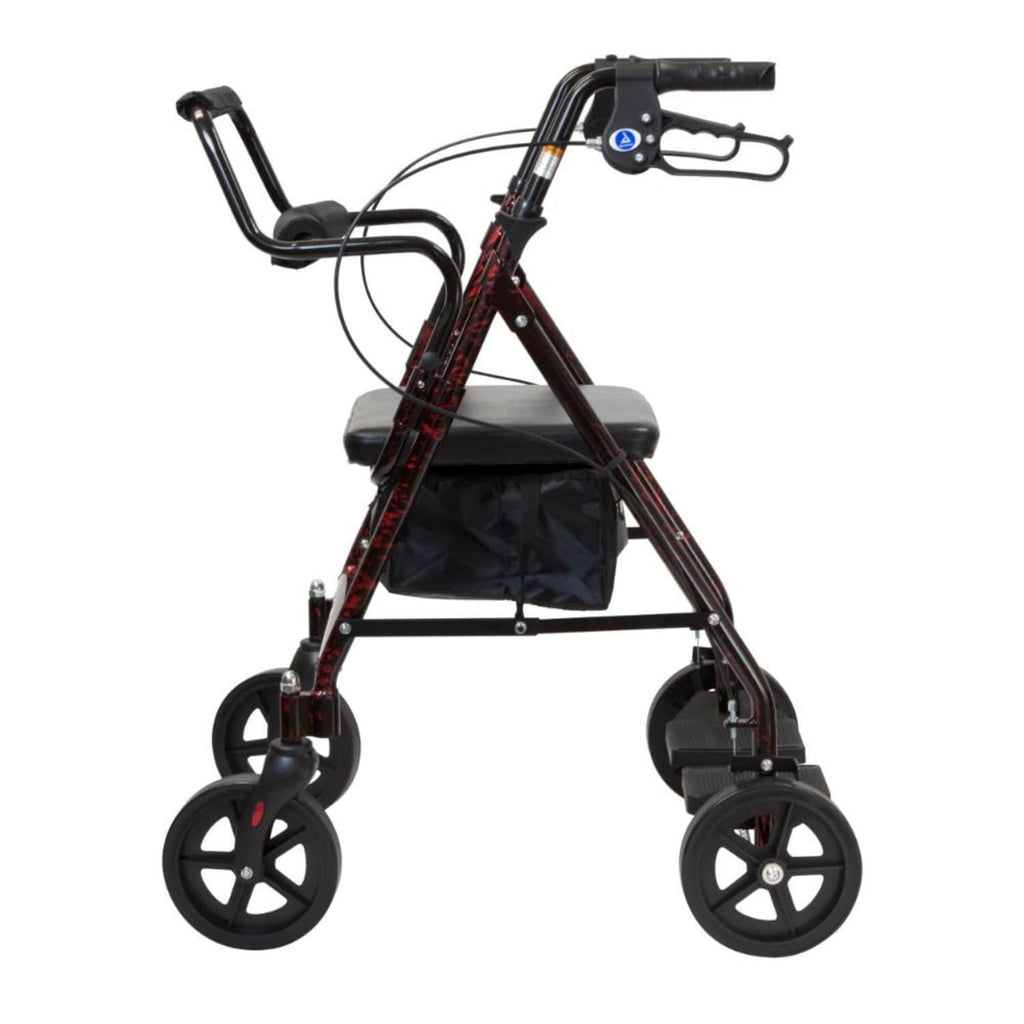 Dynarex DynaGo Duo Transport Rollator - sold by Dansons Medical - Rollator Walkers manufactured by Dynarex