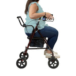 Dynarex DynaGo Duo Transport Rollator - sold by Dansons Medical - Rollator Walkers manufactured by Dynarex