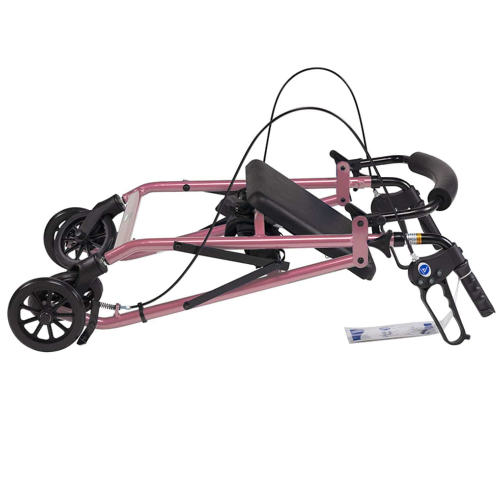 Dynarex DynaGo Quad 6 Aluminum Rollator - sold by Dansons Medical - Rollator Walkers manufactured by Dynarex