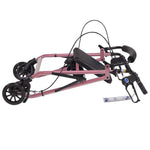 Dynarex DynaGo Quad 6 Aluminum Rollator - sold by Dansons Medical - Rollator Walkers manufactured by Dynarex