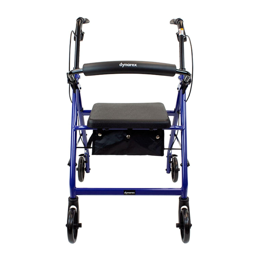 Dynarex DynaGo Quad 6 Aluminum Rollator - sold by Dansons Medical - Rollator Walkers manufactured by Dynarex