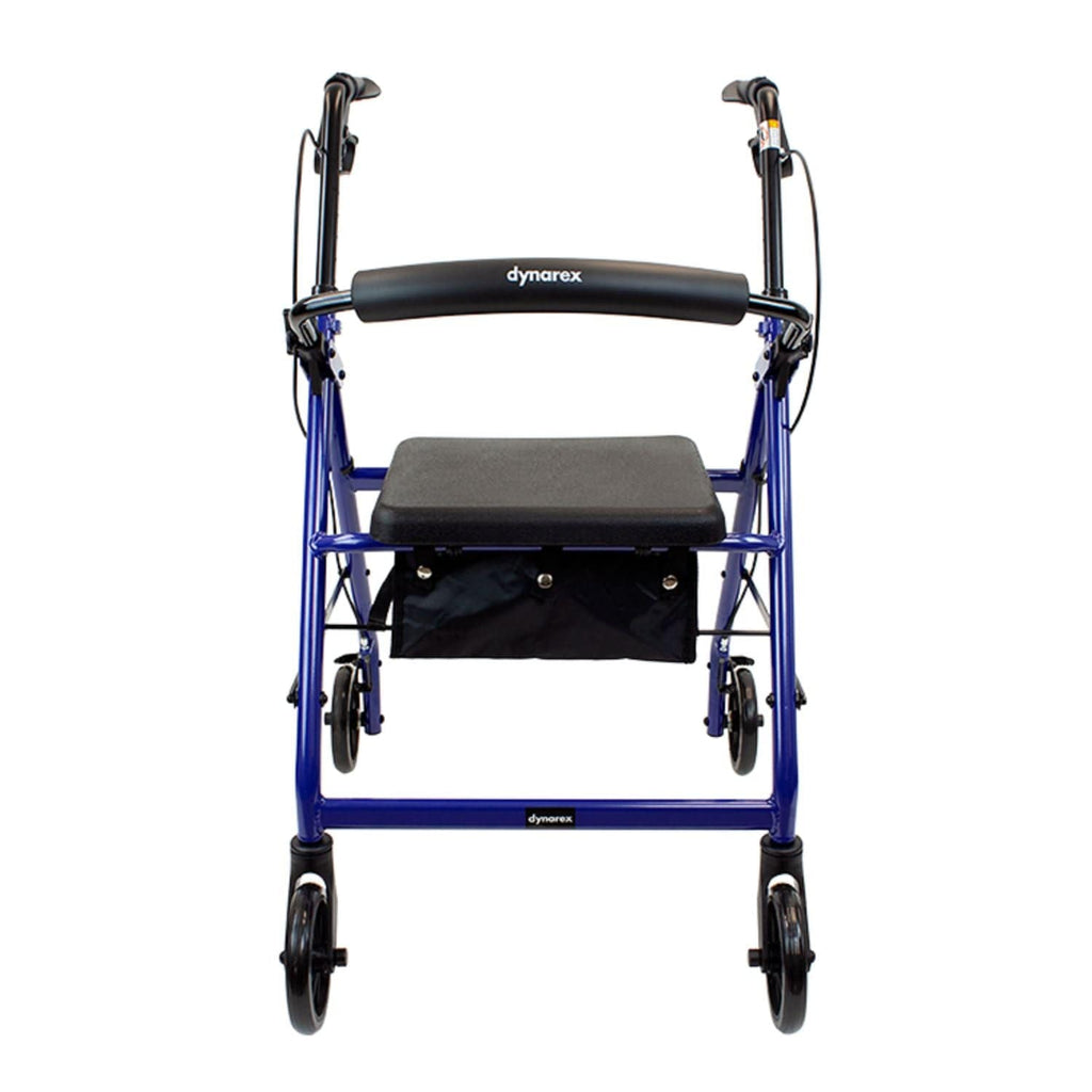 Dynarex DynaGo Quad 6 Aluminum Rollator - sold by Dansons Medical - Rollator Walkers manufactured by Dynarex
