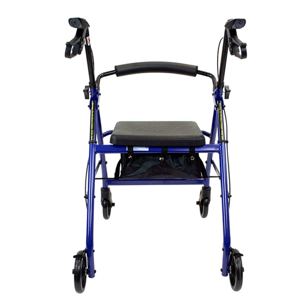 Dynarex DynaGo Quad 6 Aluminum Rollator - sold by Dansons Medical - Rollator Walkers manufactured by Dynarex