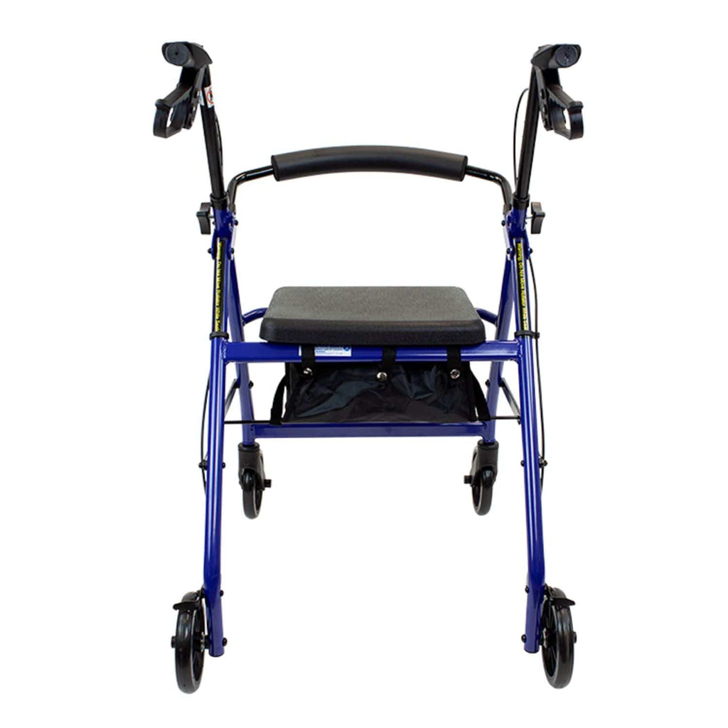 Dynarex DynaGo Quad 6 Aluminum Rollator - sold by Dansons Medical - Rollator Walkers manufactured by Dynarex