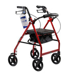 Dynarex DynaGo Quad 8 Aluminum Rollator - sold by Dansons Medical - Rollator Walkers manufactured by Dynarex