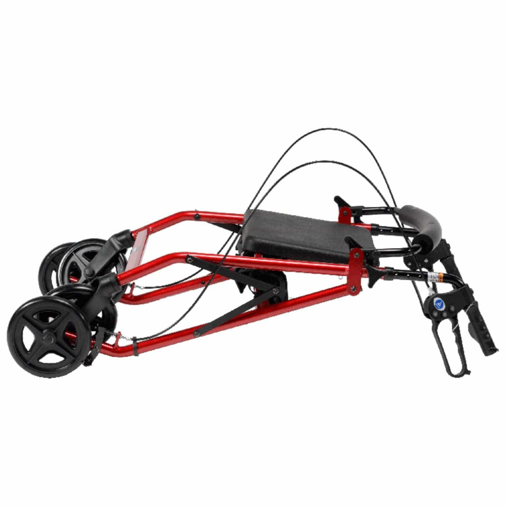 Dynarex DynaGo Quad 8 Aluminum Rollator - sold by Dansons Medical - Rollator Walkers manufactured by Dynarex