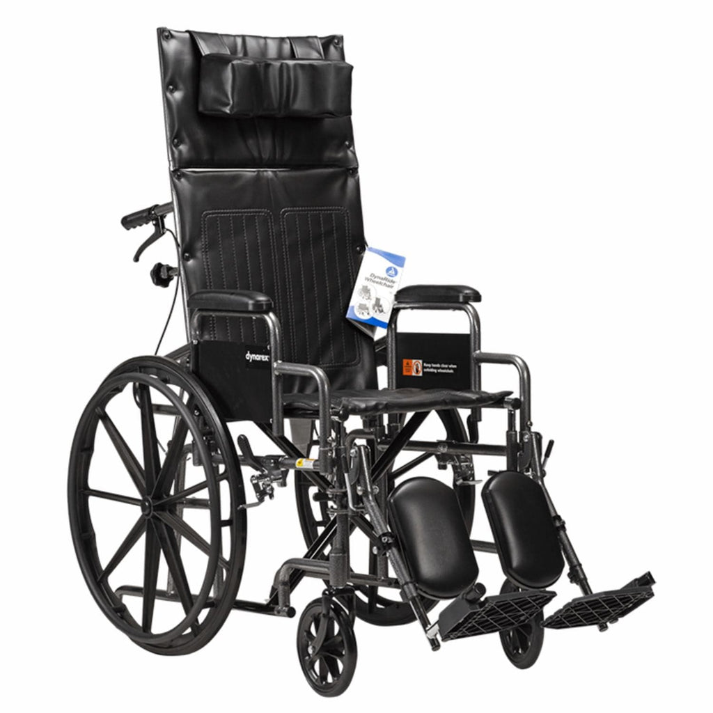 Dynarex DynaRide Reclining Wheelchair - sold by Dansons Medical - Reclining Wheelchairs manufactured by Dynarex