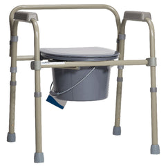 Dynarex Folding Bedside Commode - sold by Dansons Medical - Toileting Aids manufactured by Dynarex