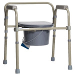 Dynarex Folding Bedside Commode - sold by Dansons Medical - Toileting Aids manufactured by Dynarex