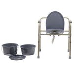 Dynarex Folding Bedside Commode - sold by Dansons Medical - Toileting Aids manufactured by Dynarex