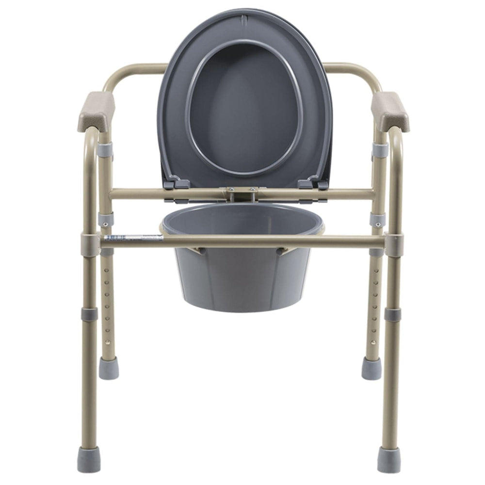Dynarex Folding Bedside Commode - sold by Dansons Medical - Toileting Aids manufactured by Dynarex