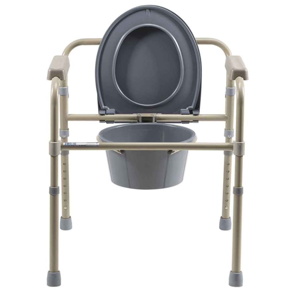 Dynarex Folding Bedside Commode - sold by Dansons Medical - Toileting Aids manufactured by Dynarex