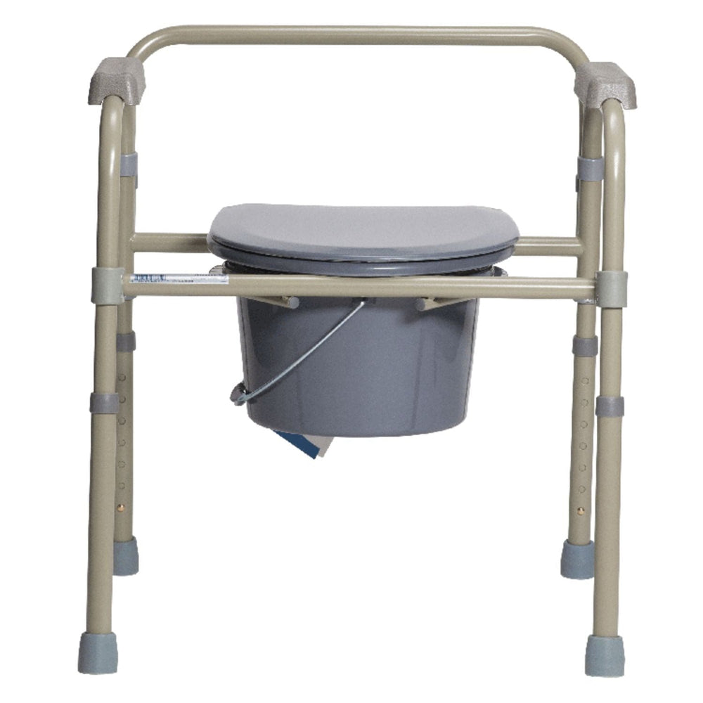 Dynarex Folding Bedside Commode - sold by Dansons Medical - Toileting Aids manufactured by Dynarex