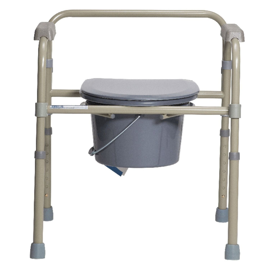 Dynarex Folding Bedside Commode - sold by Dansons Medical - Toileting Aids manufactured by Dynarex