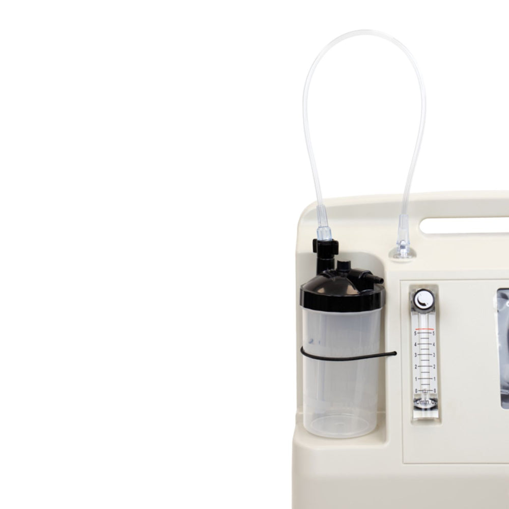 Dynarex Resp-O2 Oxygen Humidifier Straight Connector with 15" Tubing
