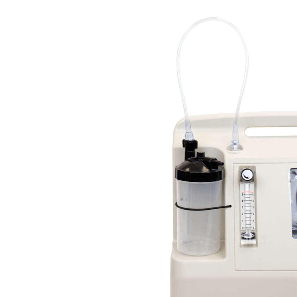 Dynarex Resp-O2 Oxygen Humidifier Straight Connector with 15" Tubing