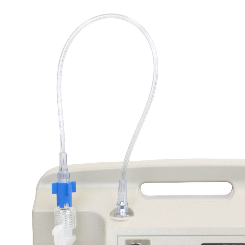 Dynarex Resp-O2 Oxygen Humidifier Straight Connector with 15" Tubing