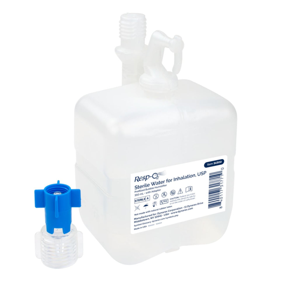 Dynarex Resp-O2 Prefilled Sterile Water Bubble Humidifier