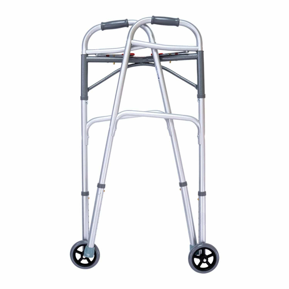 Dynarex Steel Two-Button Walker - sold by Dansons Medical - Rollator Walkers manufactured by Dynarex