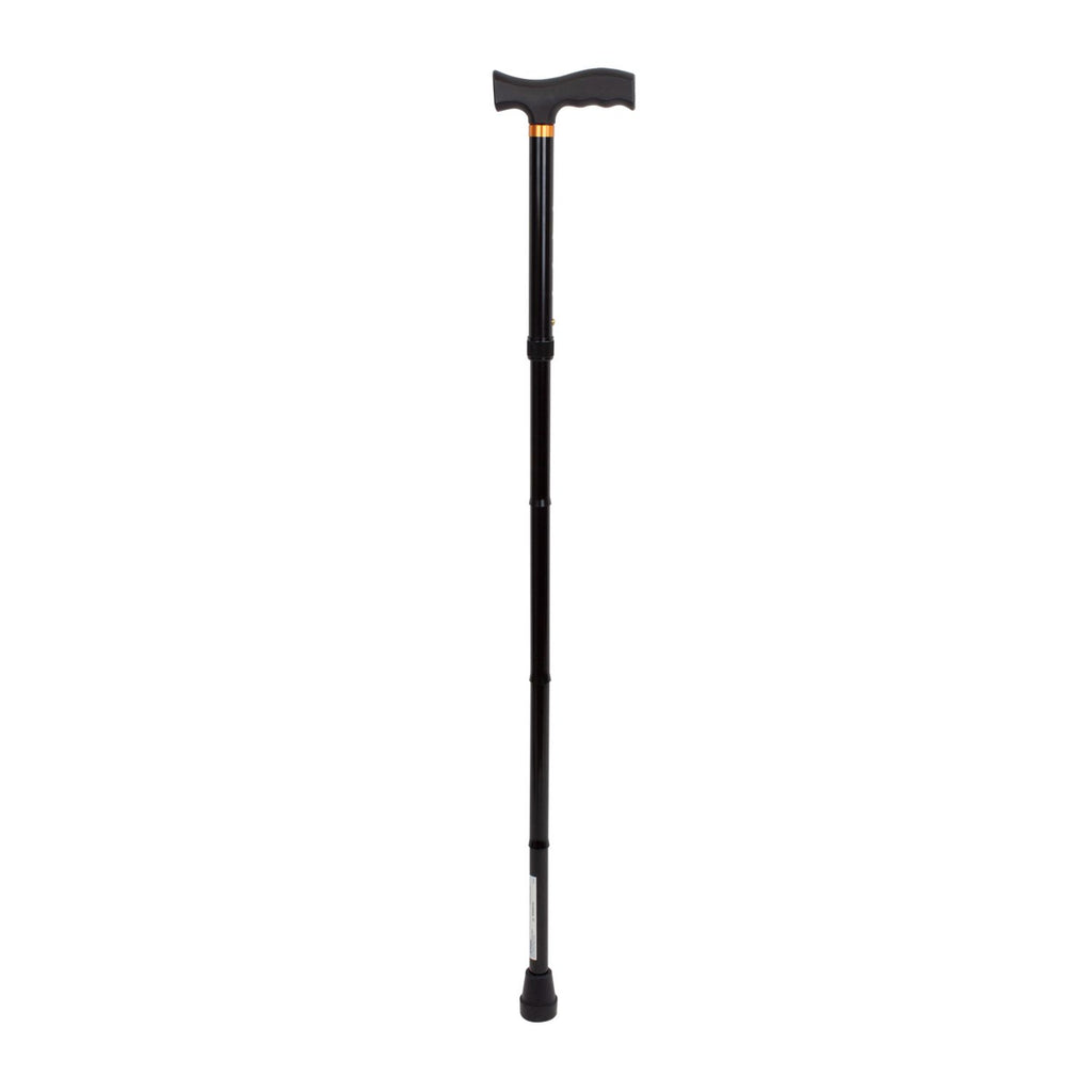 Dynarex T-Handle Folding Cane - sold by Dansons Medical - Canes and Walking Sticks manufactured by Dynarex